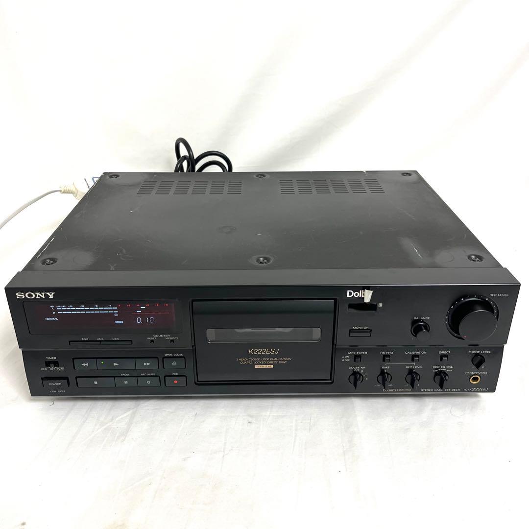 動作確認済】SONY ソニー TC-K222ESJ カセットデッキ 3ヘッド - メルカリ