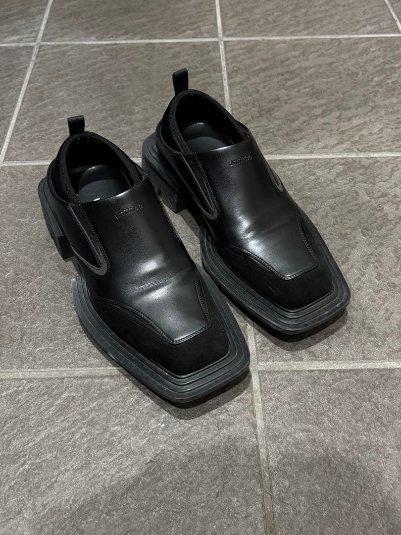 untitlab Reel レザースリッポン ダービー リマジン系 厚底 40 - メルカリ