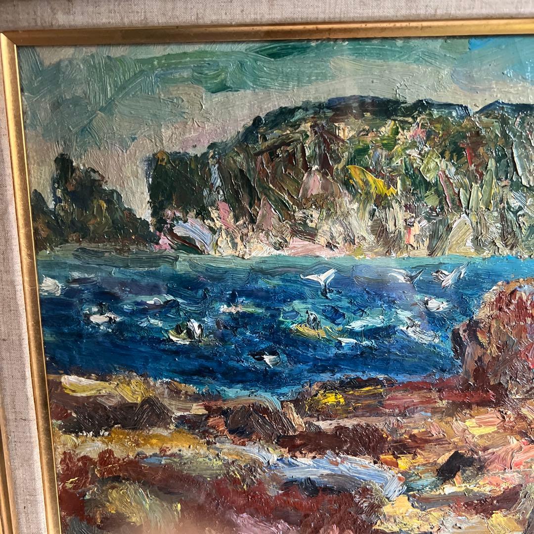 冬の海 小出宏 油彩画 1978年 - メルカリ