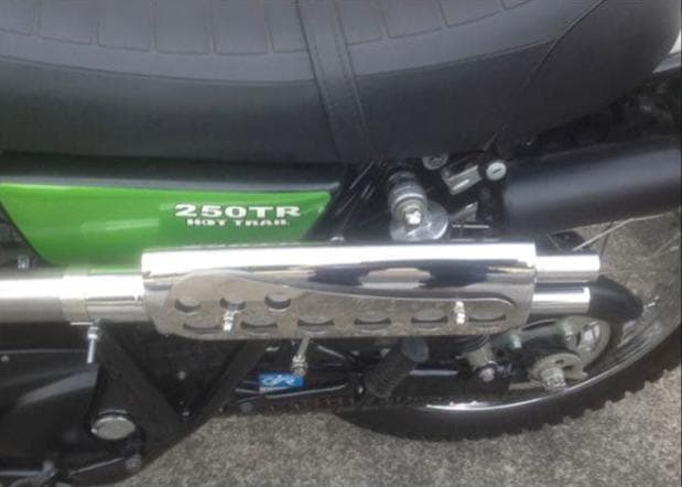 ⭐︎Tarucyan様専用) 250TR アップマフラー パープルヘイズ - メルカリ