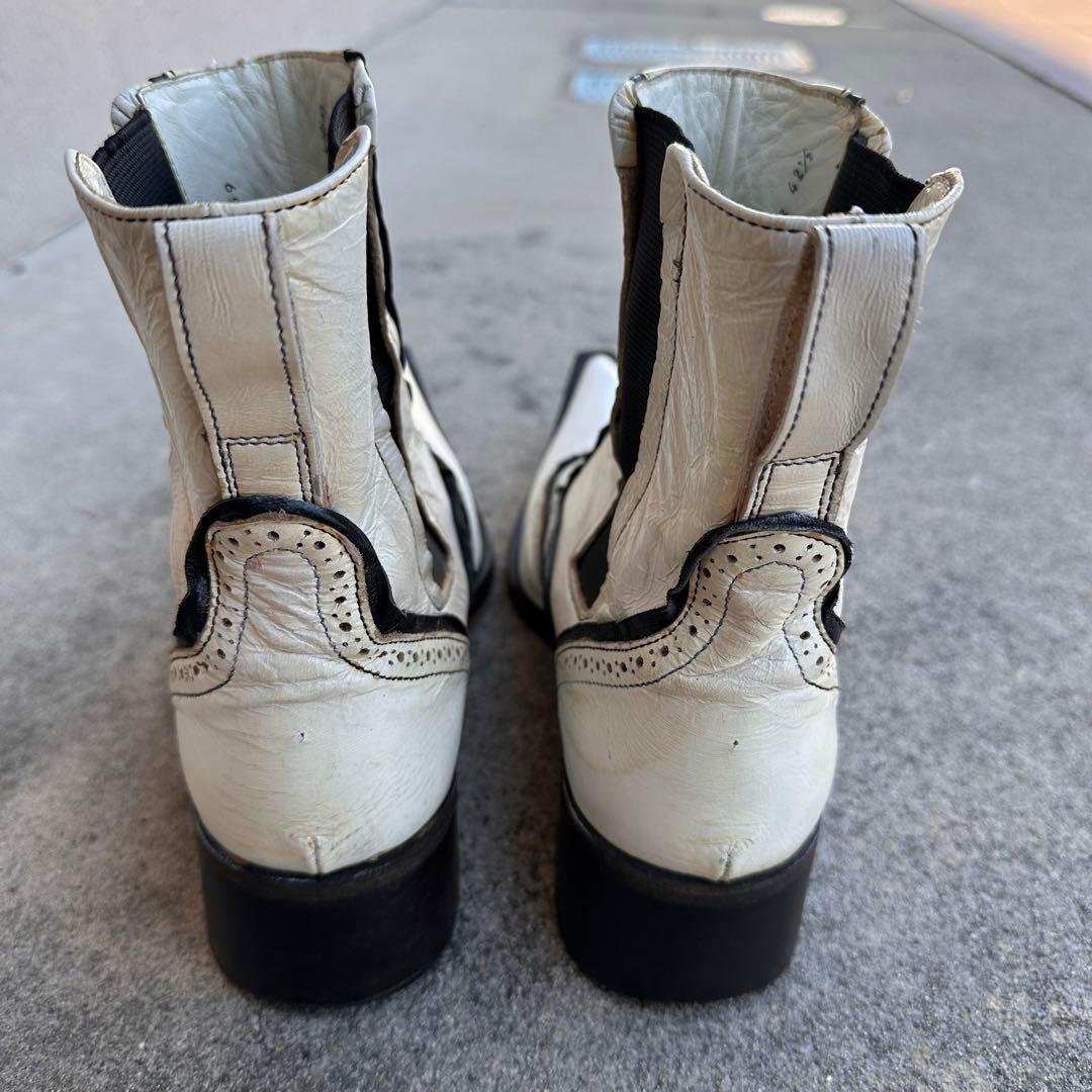 ヒロムタカハラ サイドゴアブーツ　シューズ 27.5cm LGB Y2K 平成