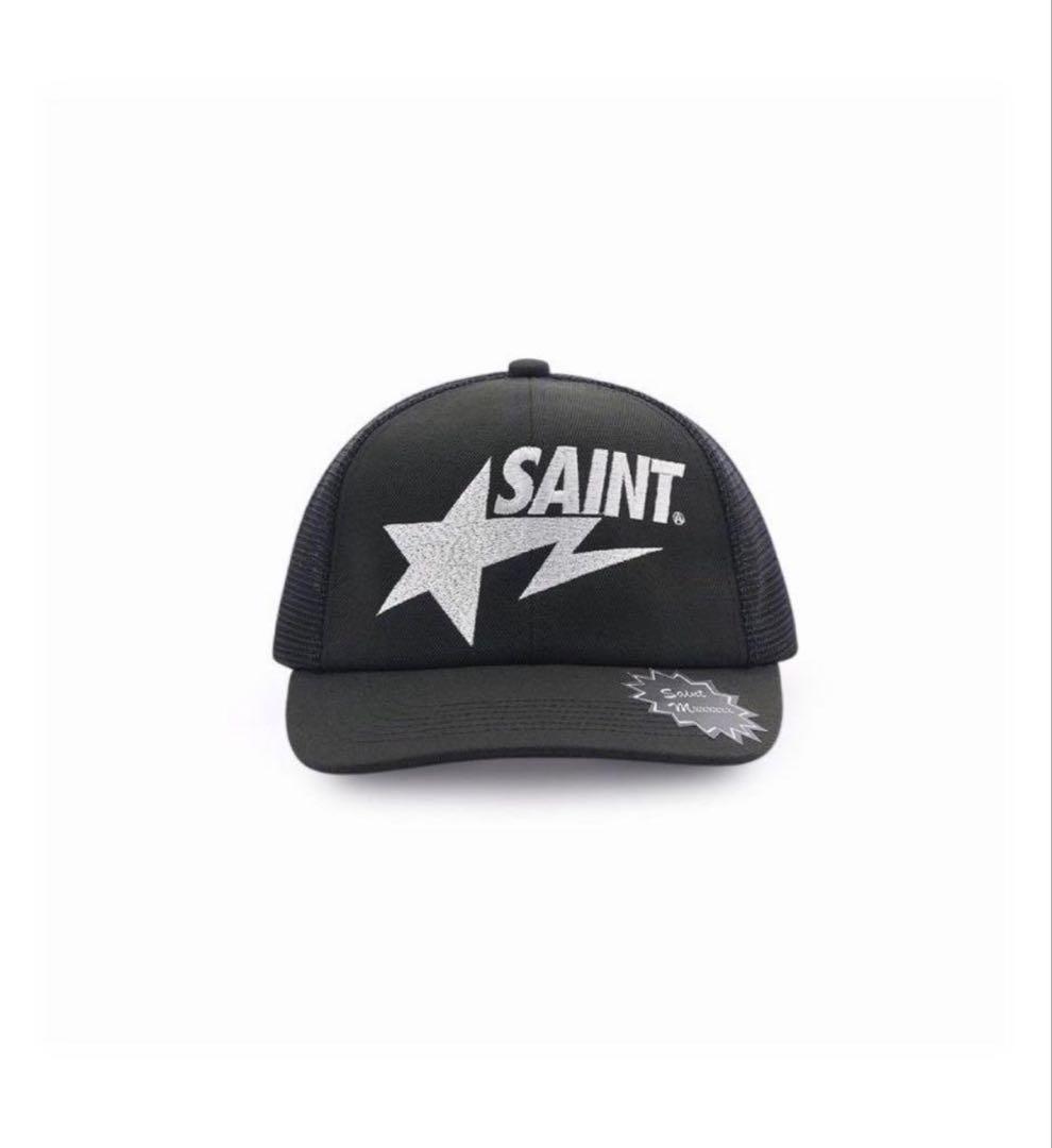 セントマイケル BAPE_MESH CAP BLACK - メルカリ