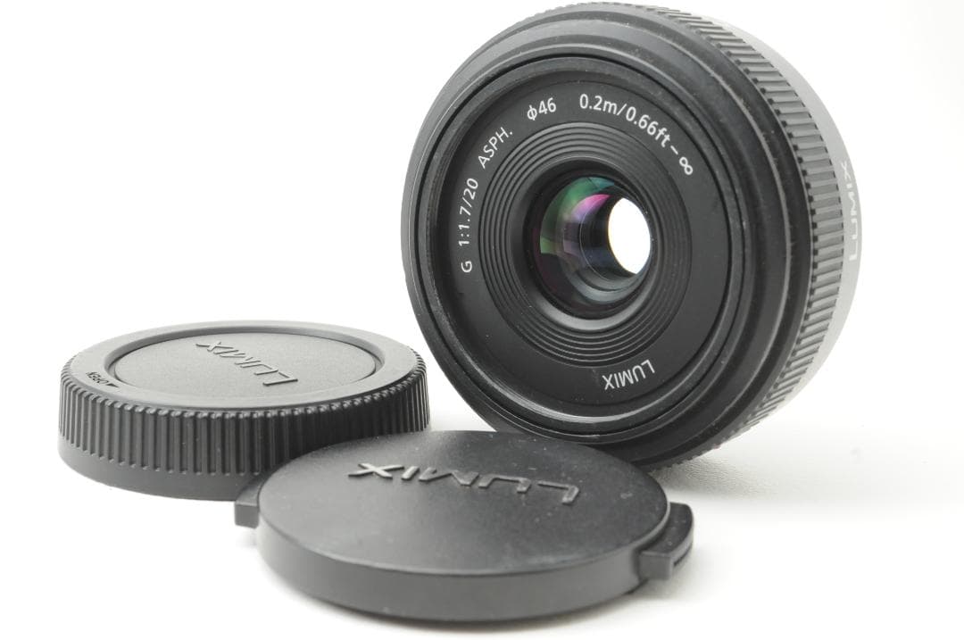 Panasonic パナソニック LUMIX G 20mm F1.7 ASPH. Panasonic LUMIX G Series 20mm F1.7 Lens - H-H020AK