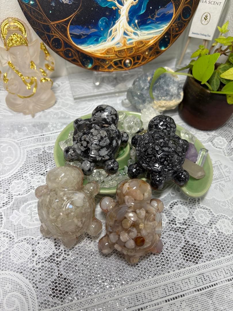 オルゴナイト まん丸カメさん テラヘルツ