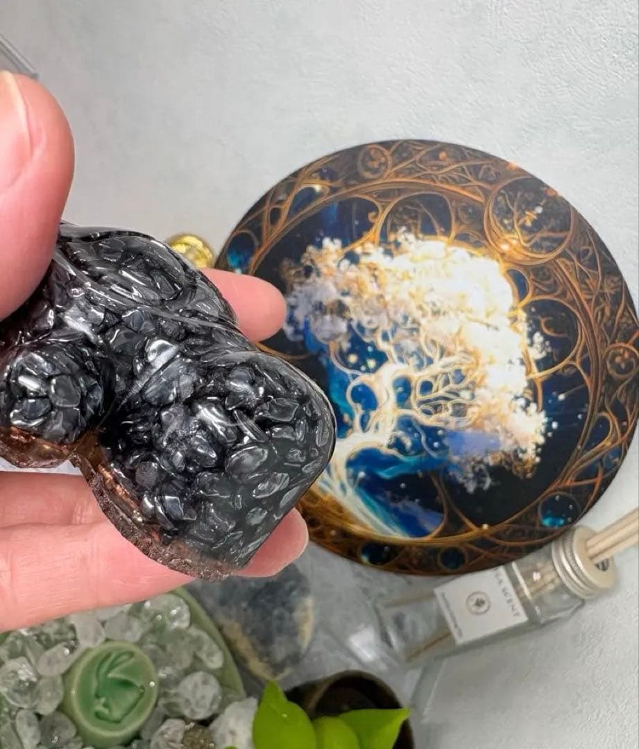 オルゴナイト まん丸カメさん テラヘルツ