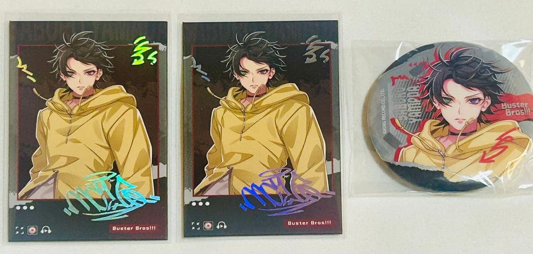 ヒプマイ 中国 缶バッジ チェキ風カード 山田三郎 - メルカリ