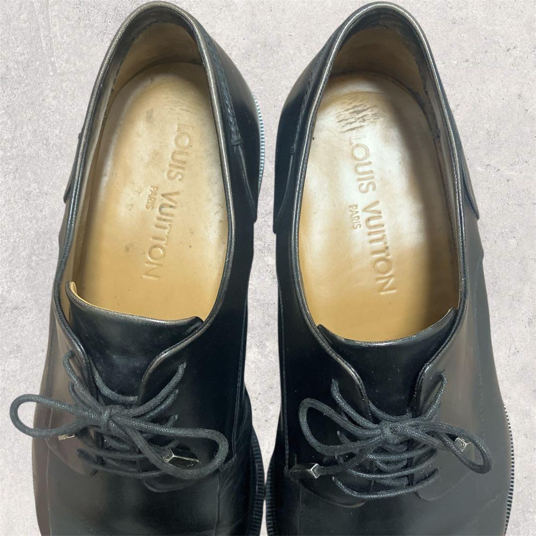ルイヴィトン】レザーシューズ 革靴 ビジネス メンズ 27cm 収納袋付き