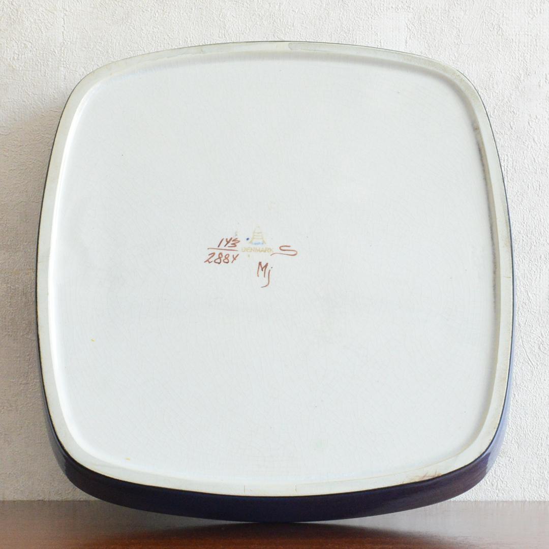 ロイヤルコペンハーゲン テネラ 鳥 スクエアプレート アルミニア