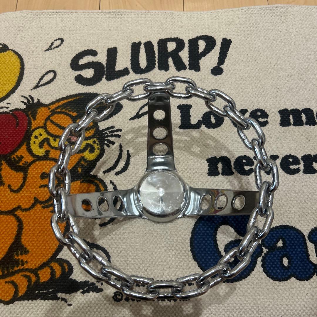 MOONEYES チェーンステアリングホイール チェーン 3 スポーク 11