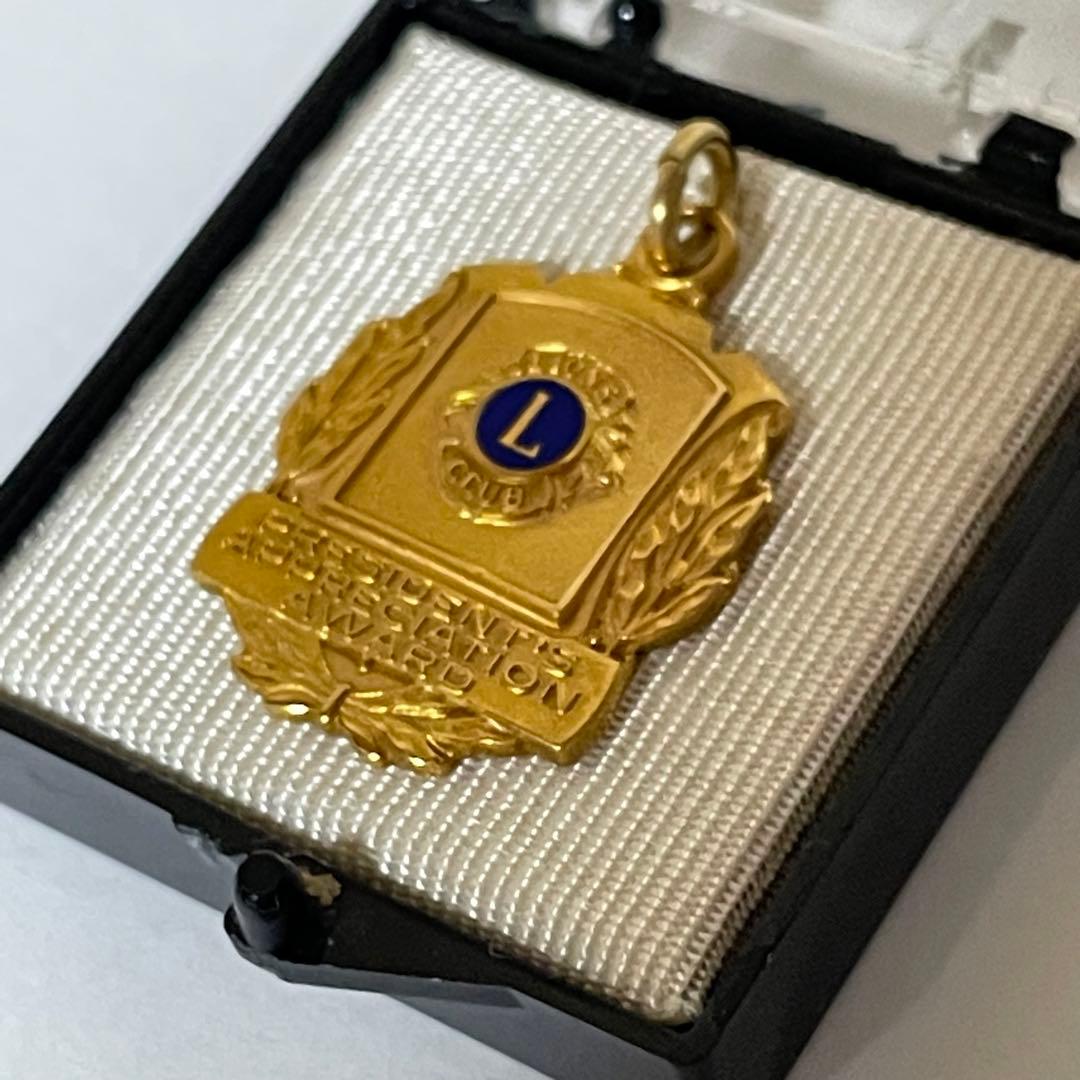 ライオンズクラブ PRESIDENT ネックレストップ 1/5 10K GF - メルカリ