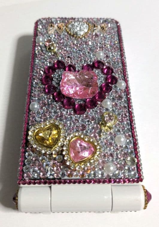 ハート】デコ電/平成レトロ/ガラケー/ギャル/GAL/キティ/凸電 - メルカリ