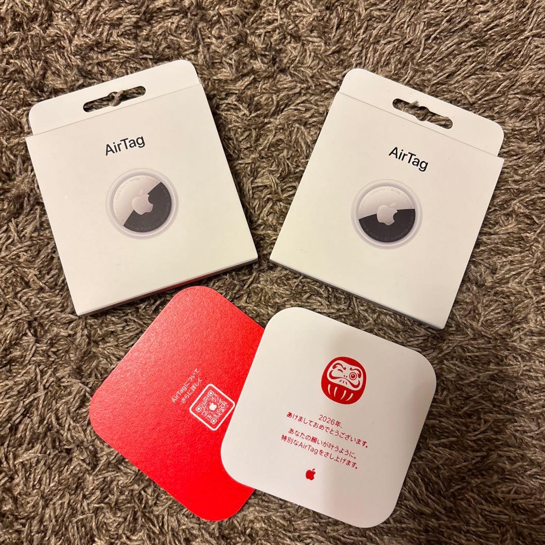 AirTag apple ダルマ限定 2つセット エアタグ 2026年 - メルカリ