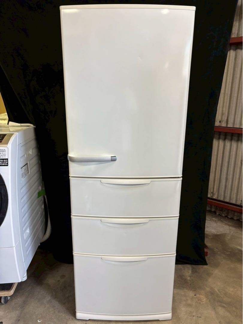 AQUA 冷蔵庫 AQR-H36(W) 2017年製 355L 右開き AQR-36H-S 冷蔵庫 ミスティシルバー [355L /4ドア /右開きタイプ] 【お