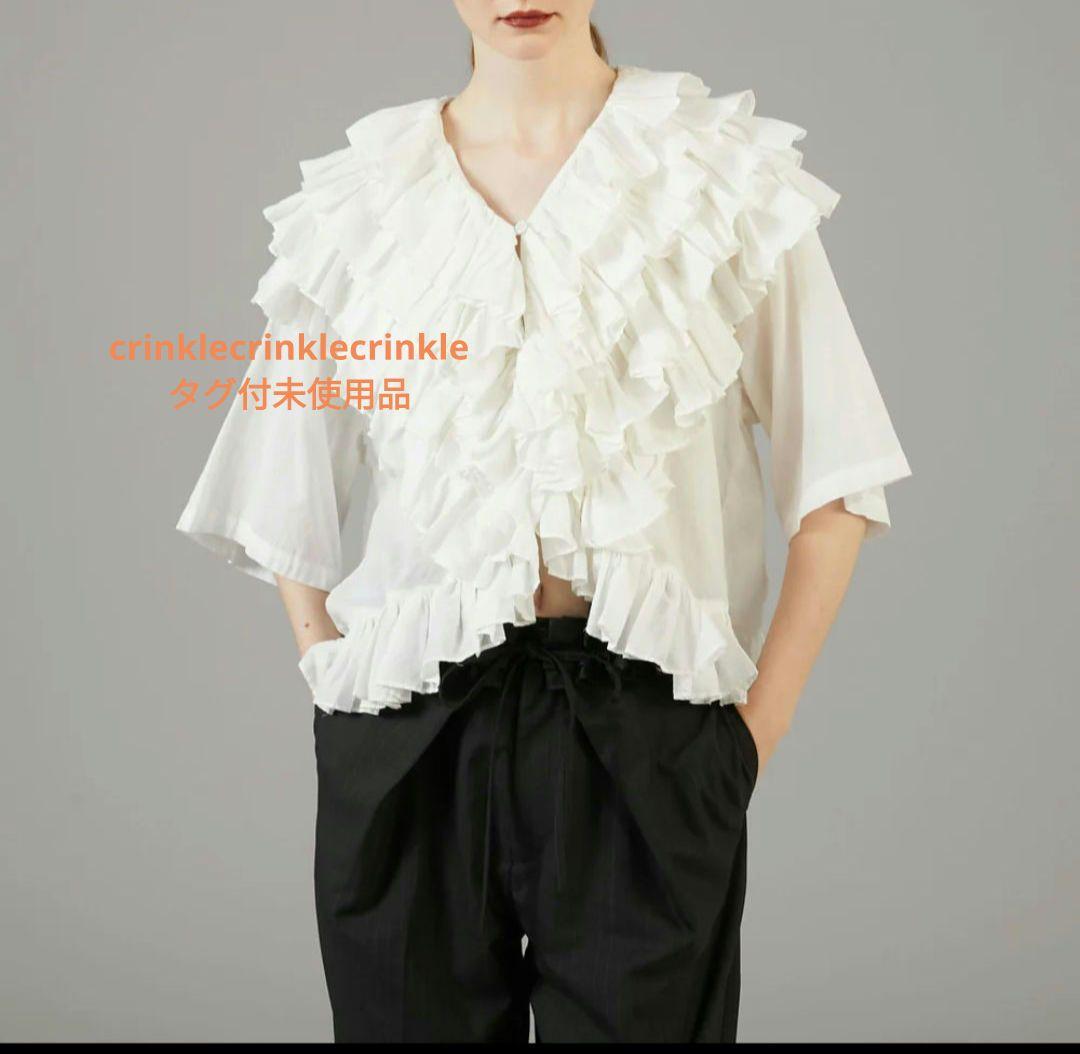 タグ付未使用　crinklecrinklecrinkle　フリルポンチョブラウス crinkle crinkle crinkle（クリンクル クリンクル クリンクル