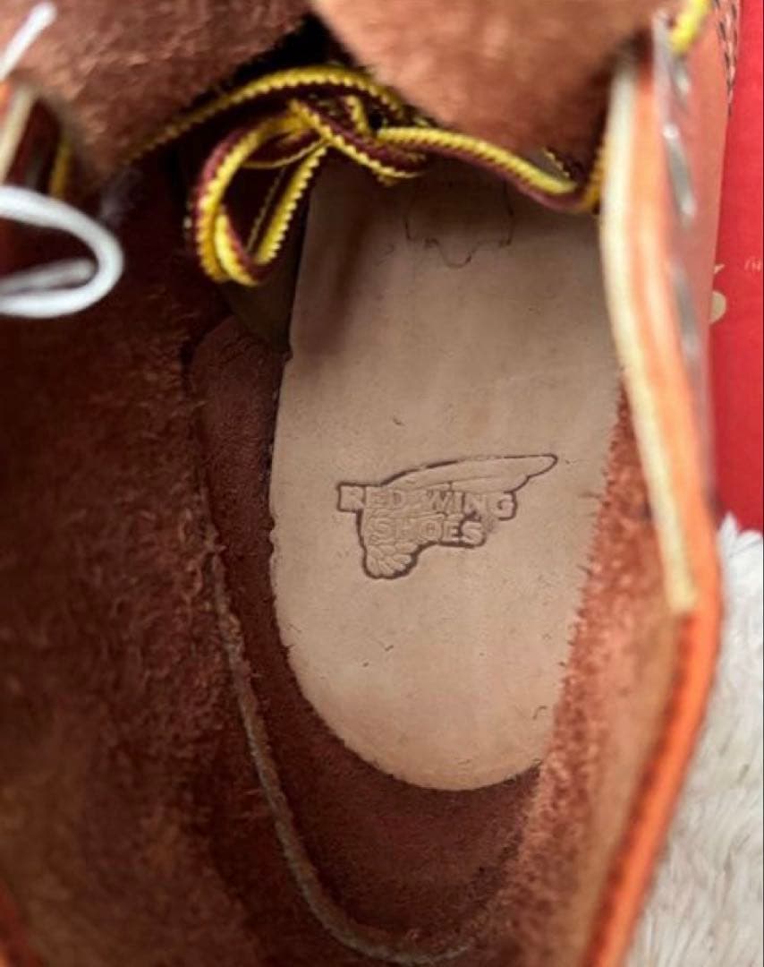 未使用 RED WING 8166 赤茶　26.0cm 傷あり USA 8