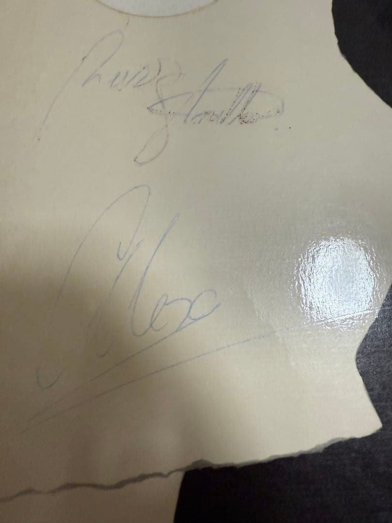 Ice On The Motorway Wilko Johnson サイン入り