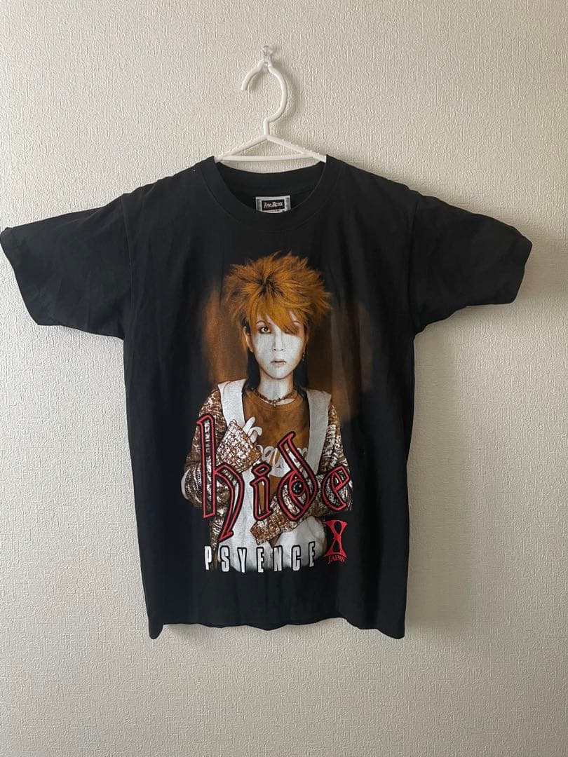 レア hide tシャツ M ヴィンテージ シングルステッチ X JAPAN - メルカリ