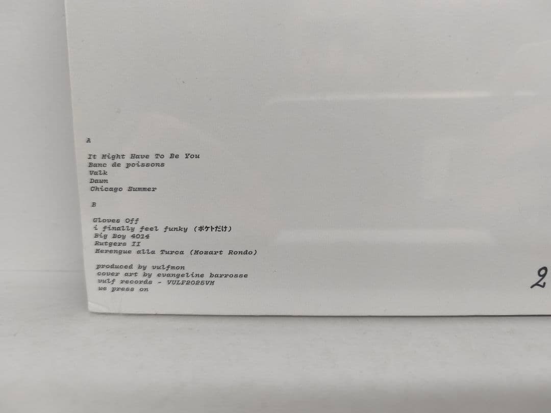 Vulfpeck Vulfmon DEG LP 新品 - メルカリ