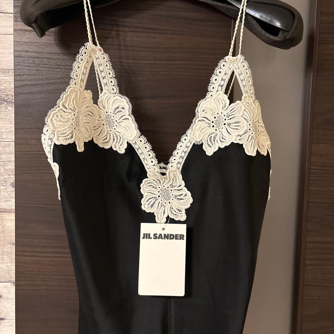 専用 JIL SANDER SS25 フラワー レース 刺繍 キャミソール
