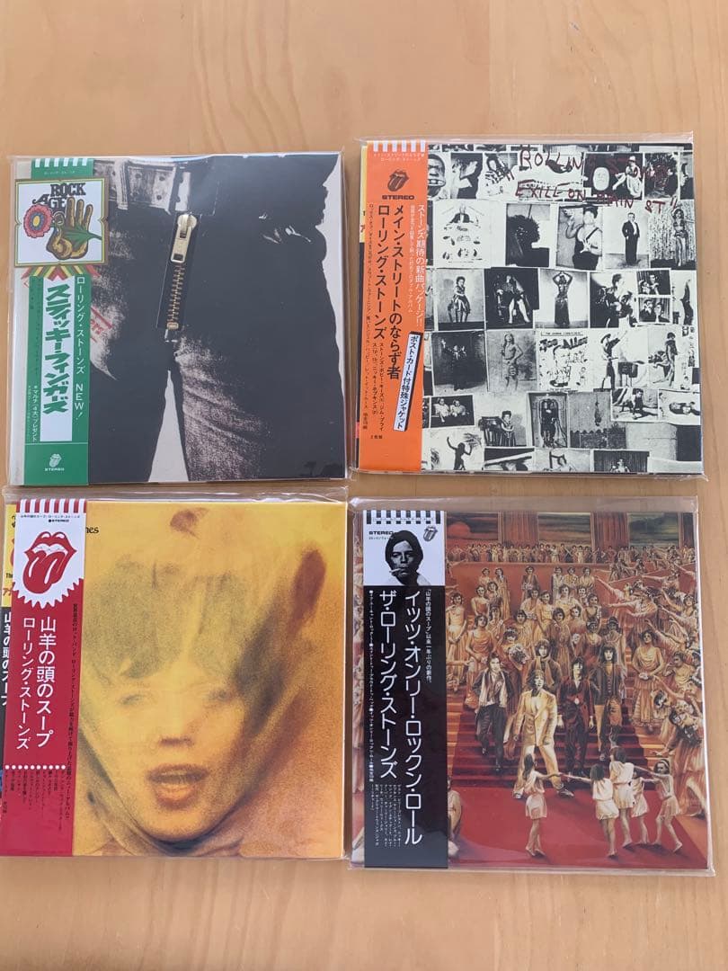 ザ•ローリング•ストーンズ/紙ジャケット8タイトルセット 日本盤LP帯