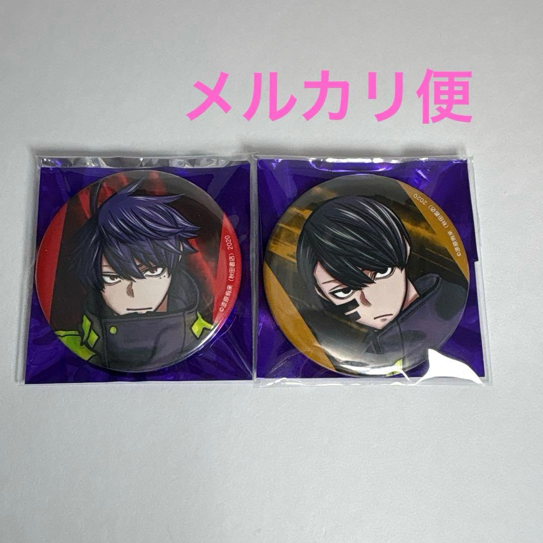 コミケ105 秋田書店 桃源暗鬼 缶バッジC105 一ノ瀬四季、無陀野無人