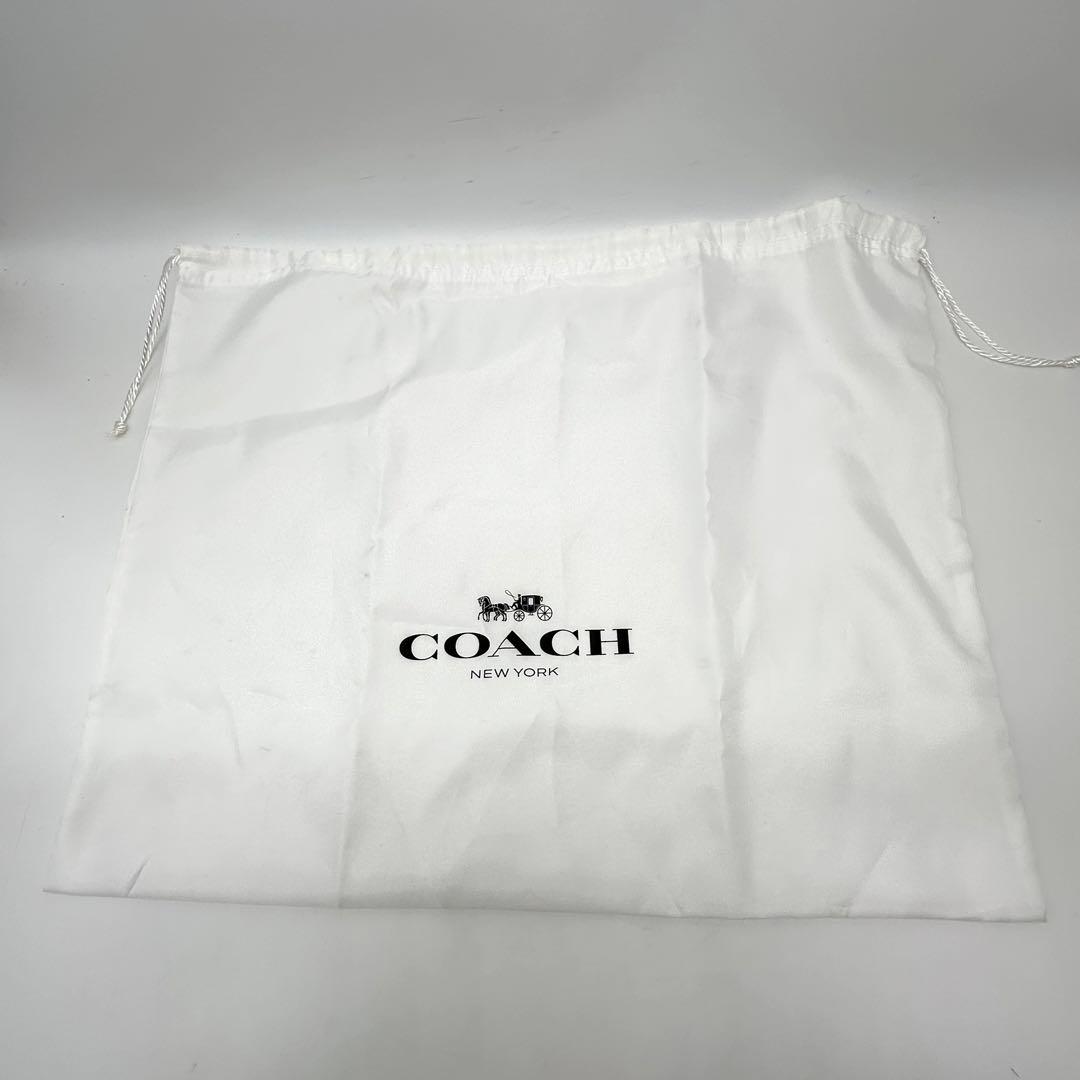 〈新品〉COACH コーチ【24.5cm】シグネチャー コンビ フラットシューズ