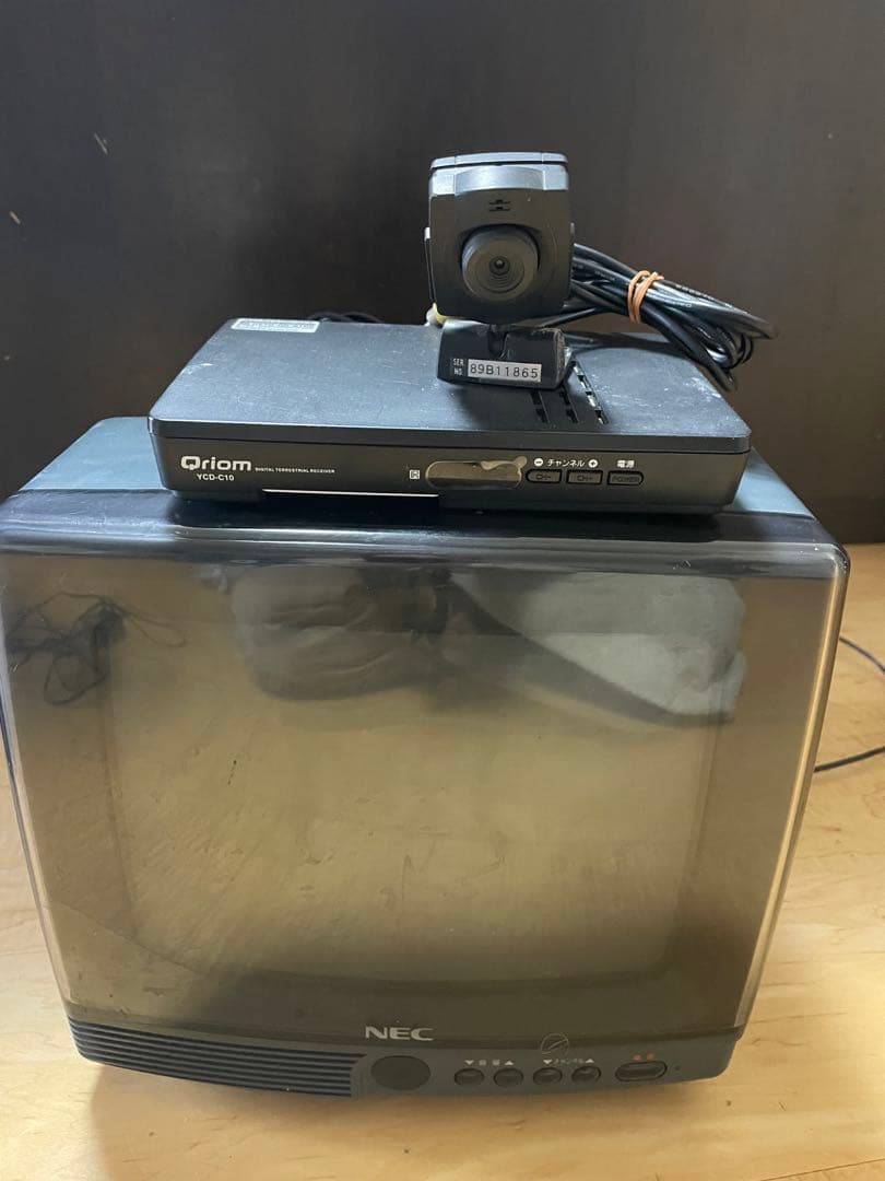 NECブラウン管テレビ　TV ○【貴重】NEC ブラウン管テレビ 昭和レトロ 木材 インテリア