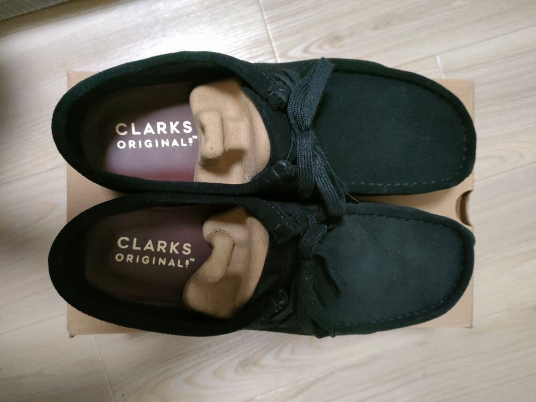 Clarks Wallabee ワラビー　ブラック　クラークス　26.5cm