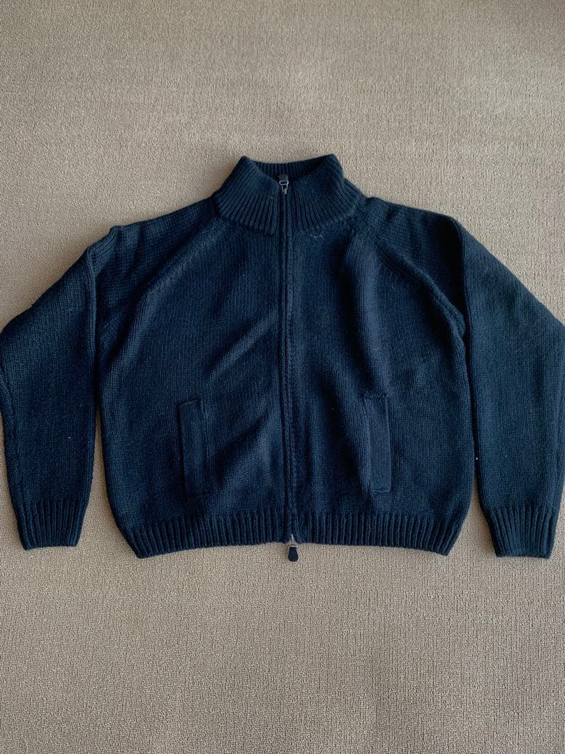 OUR LEGACY ブラックニット ジップアップ 46 OUR LEGACY ブラックニット ジップアップ 46 - メルカリ