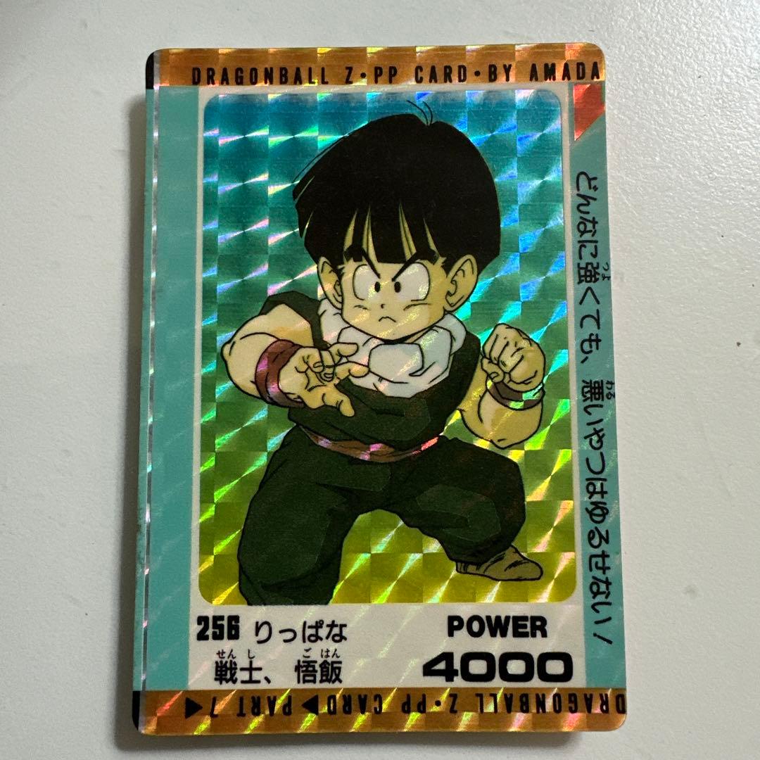 ドラゴンボールZ PPカード アマダ「256 りっぱな戦士、悟飯」 希少