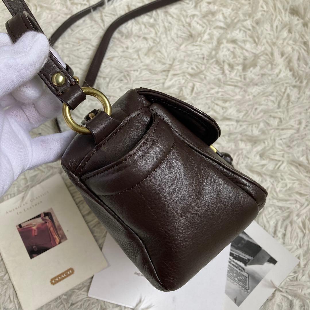 vintage coach archive y2k キャンベル カメラバッグ 茶 - メルカリ