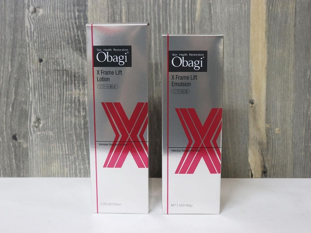 Obagi オバジX　フレームリフト ローション／エマルジョン　［2点セット］ オバジXフレームリフトローション詰め替えセット ロート製薬｜ROHTO