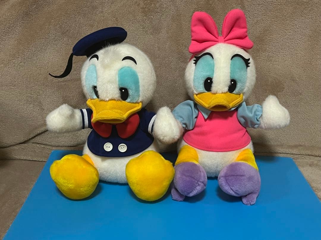 ディズニーランド ドナルドデイジー ぬいぐるみ 昭和レトロ ディズニー
