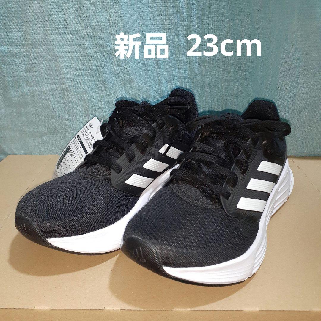 adidas アディダス ランニングシューズ 運動靴 黒 23cm - メルカリ