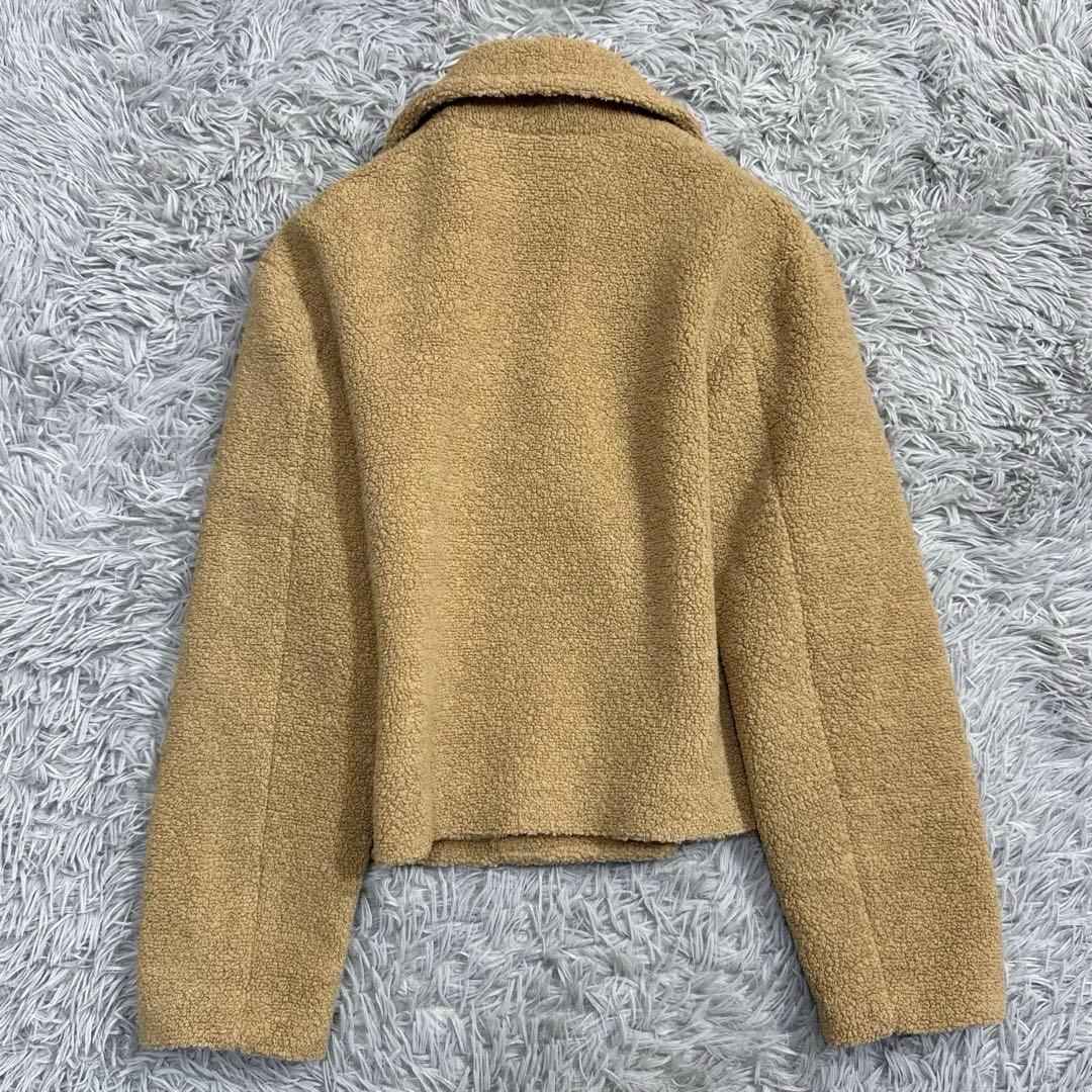 美品✨22AW セオリー 7万 TEDDY FLEECE ボアPコート キャメル - メルカリ