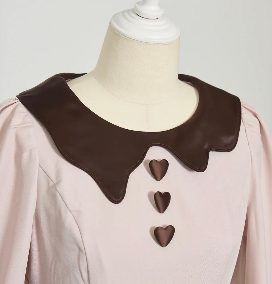 pium ぴうむ melty chocolateフレアミニワンピース ピンク - メルカリ