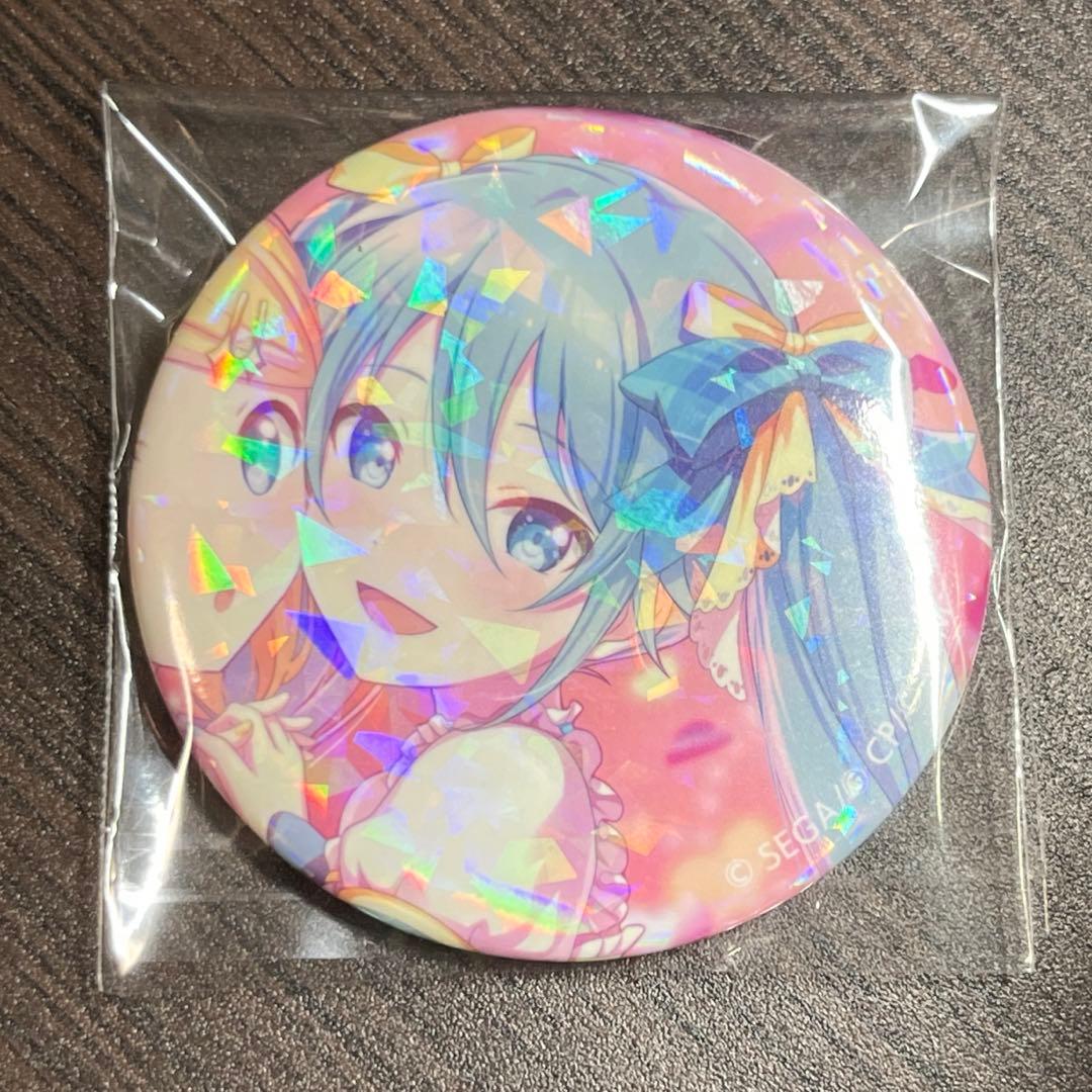 プロセカ 缶バッジ ホロ缶 初音ミク モモジャン みんなにお披露目