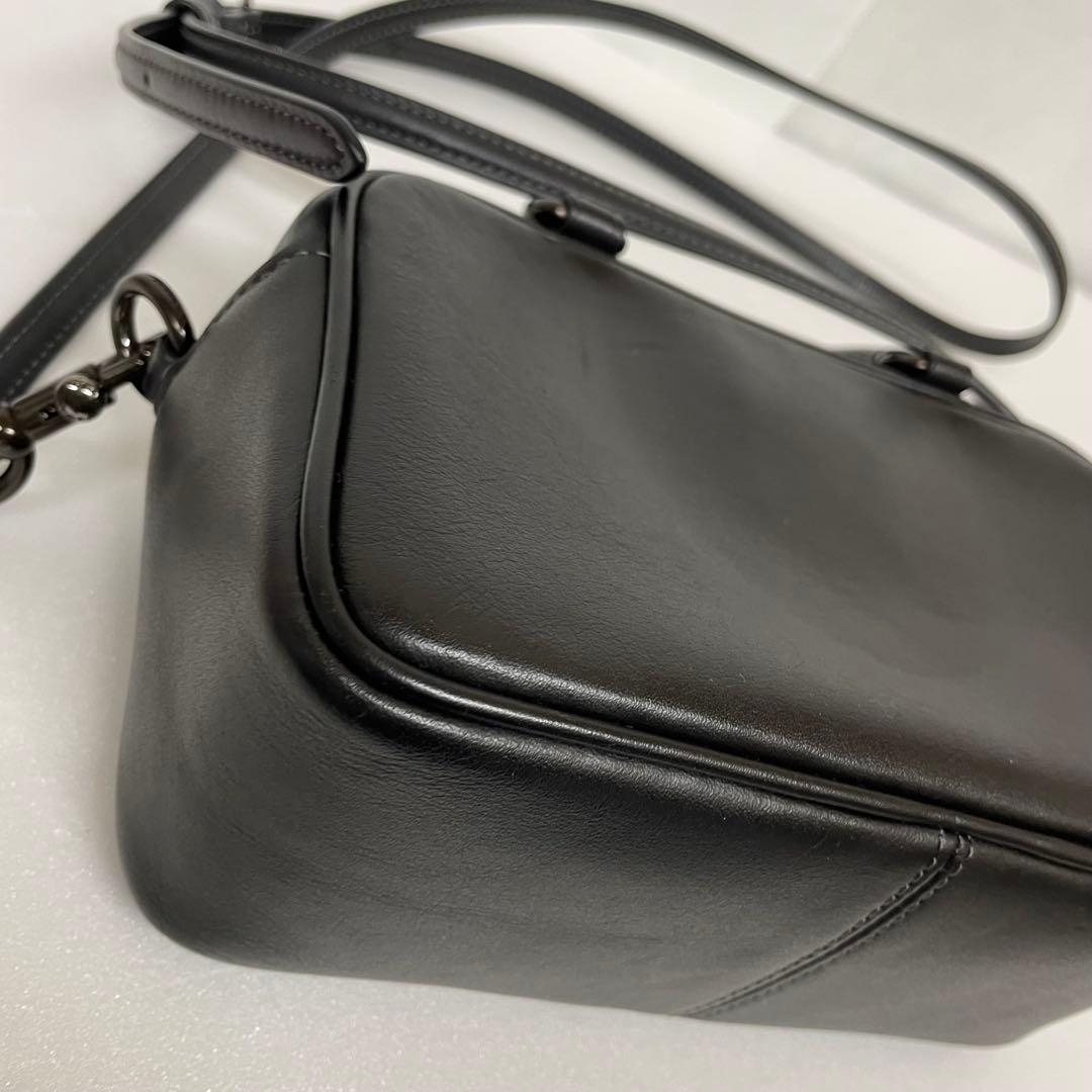 COACH サッチェルクロスボディ 2way ブラックレザー CT776 ST - メルカリ