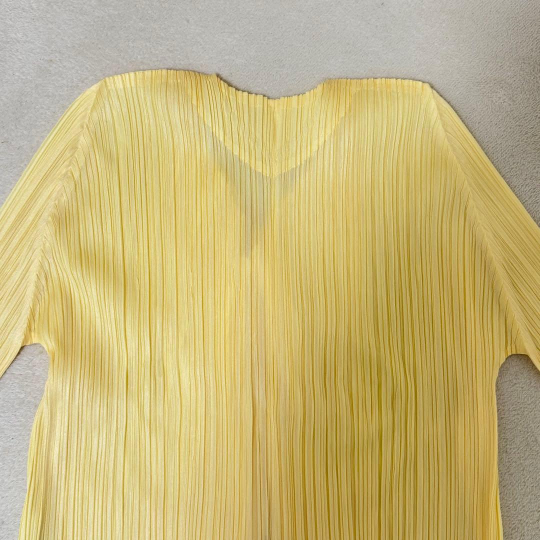 極美品✨PLEATS PLEASE ノーカラー ベルト イエロー プリーツ - メルカリ