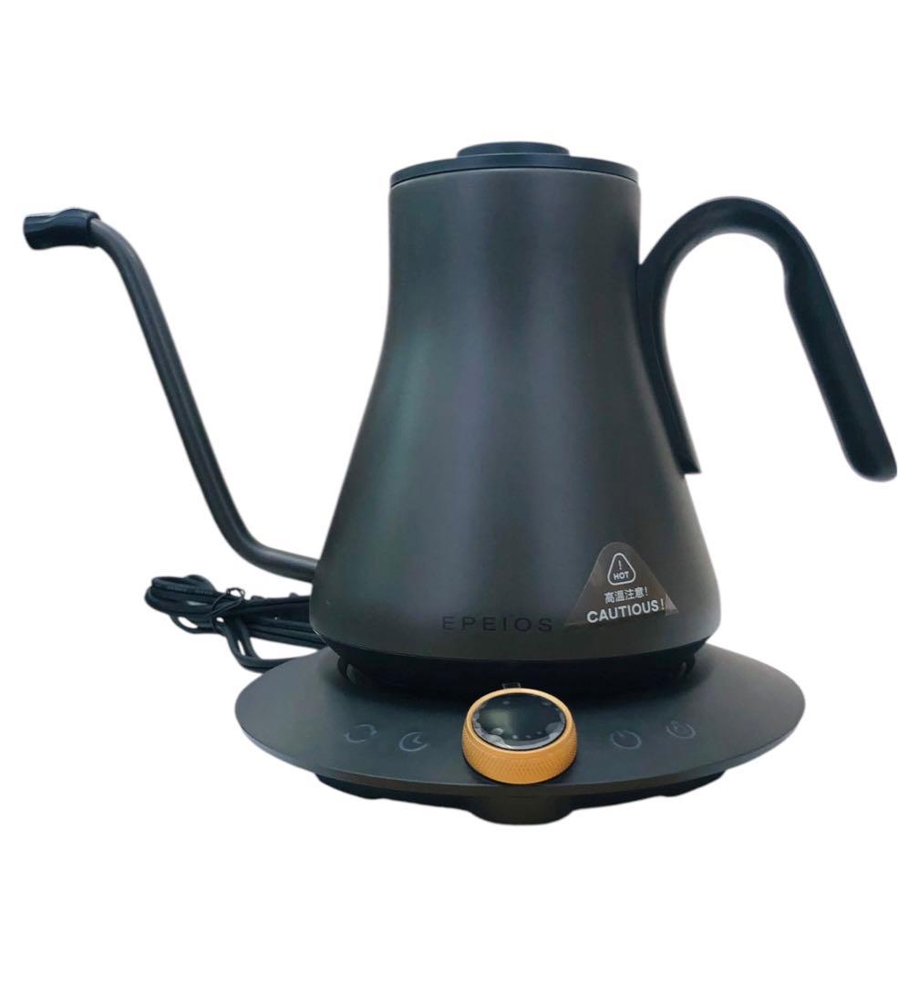 【開封済・未使用】エペイオス 電気ケトル 0.9L 1200W コーヒーポット
