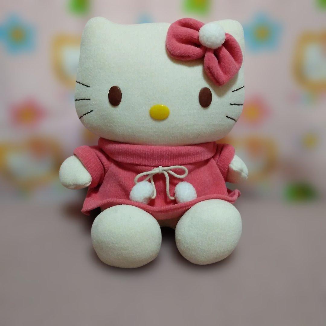 サンリオ ハローキティ ぬいぐるみ レトロ 当時物 - メルカリ