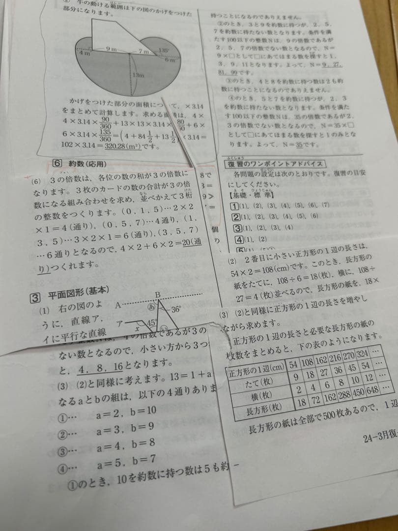 SAPIX 6年 テスト 最新版 コース基準表付き SAPIX 5年生 新6年生