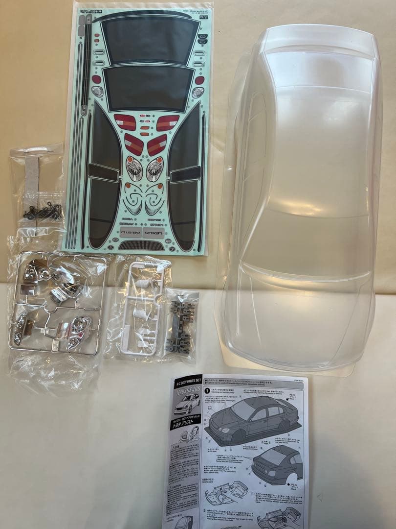 タミヤ アリストLEXUS GS400 R/Cボディ、パーツセット - メルカリ