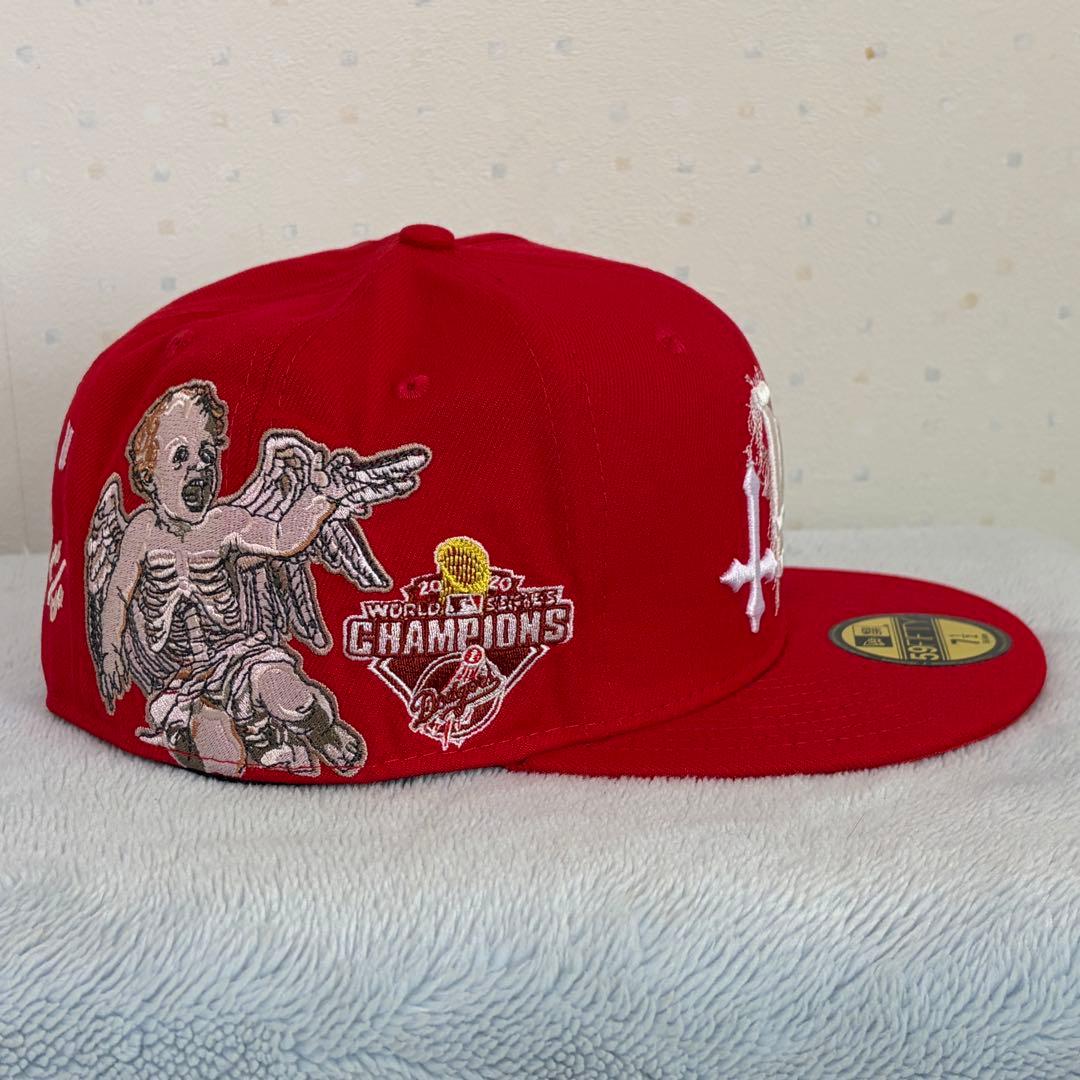 NEWERA 59FIFTY LA Dodgers NZMU 7 1/2 Red - メルカリ