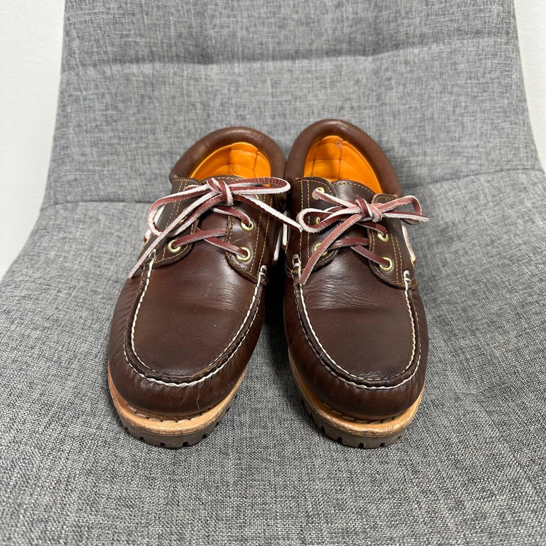 美品 timberland 3eye アメカジ バイカー 大人アメカジの必需品。ティンバーランド「スリーアイ」でカミナリが大