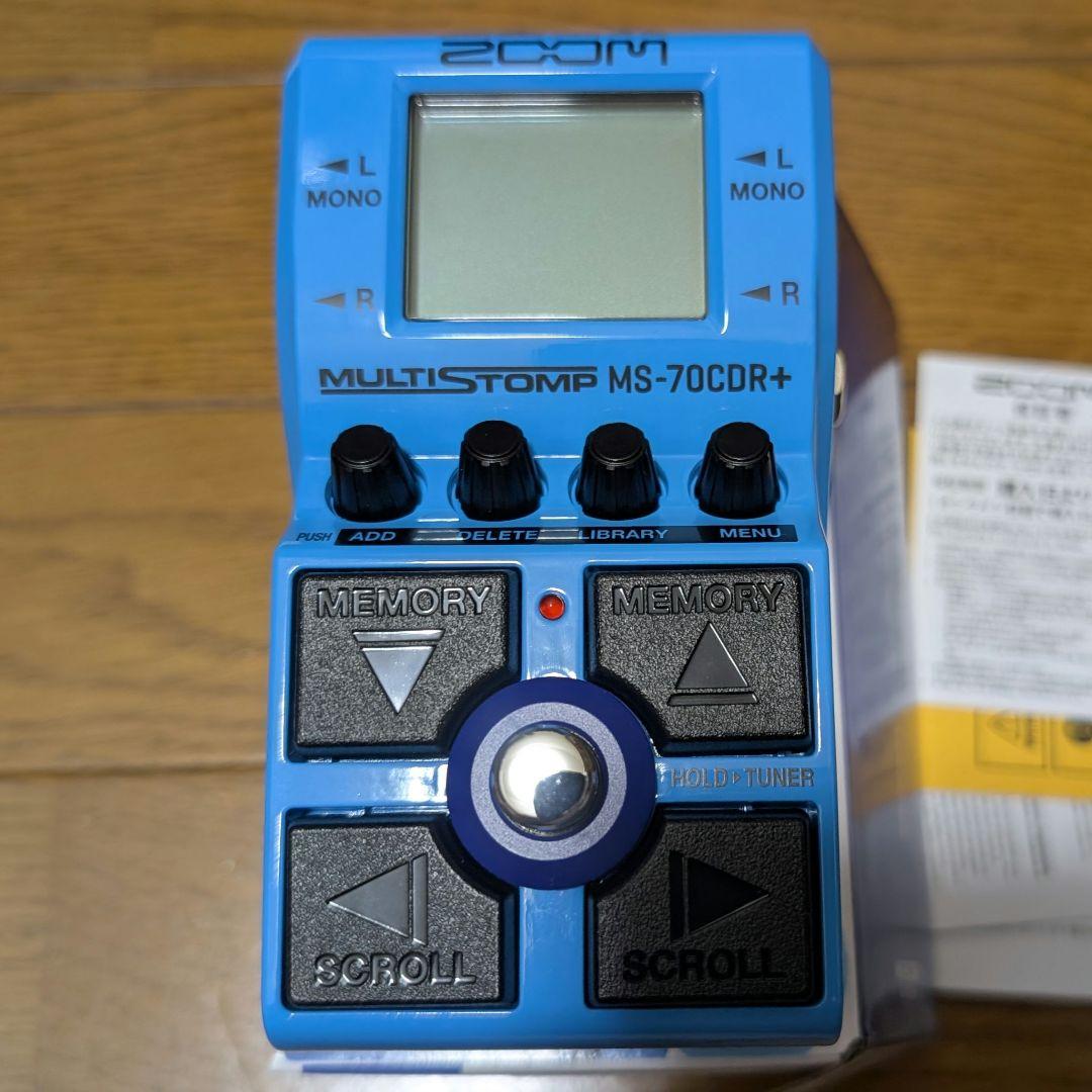 【新品】ZOOM MS-70CDR+ マルチエフェクター ストンプ ZOOM MS-70CDR+ MultiStomp | ZOOM