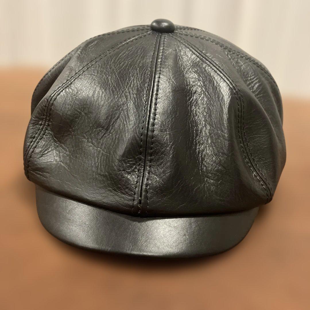 BRUNEL＆Co. レザーキャスケット BRUNEL&Co. HATMAKERS × 新喜皮革 × モヒカン小川 ホースハイド