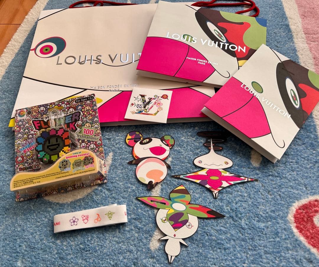 ルイヴィトン×村上隆 ショッパー・ステッカー等 コラボ限定品 10点