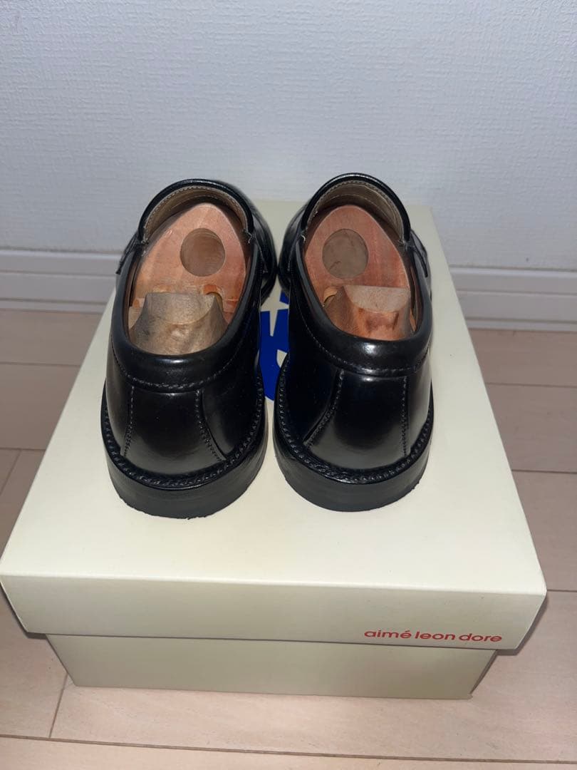 《希少トムラスト》 Alden オールデン　コードバンペニーローファー　7.5D