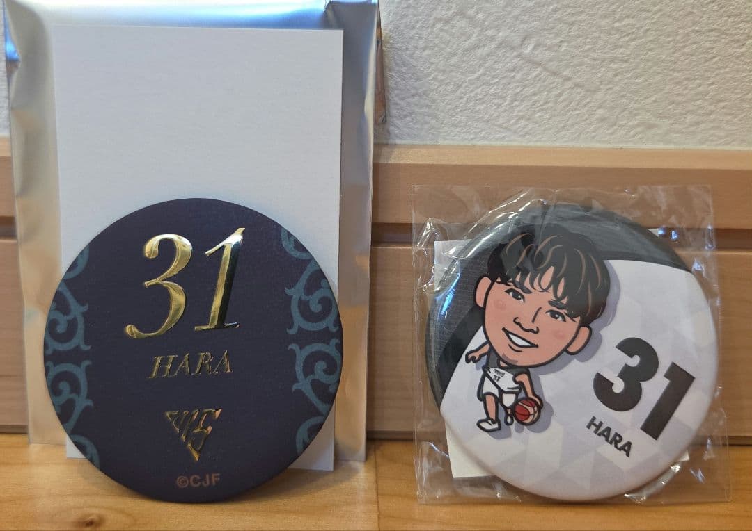 千葉ジェッツ 15TH シークレット缶バッジ 原 修太選手15周年 背番号31